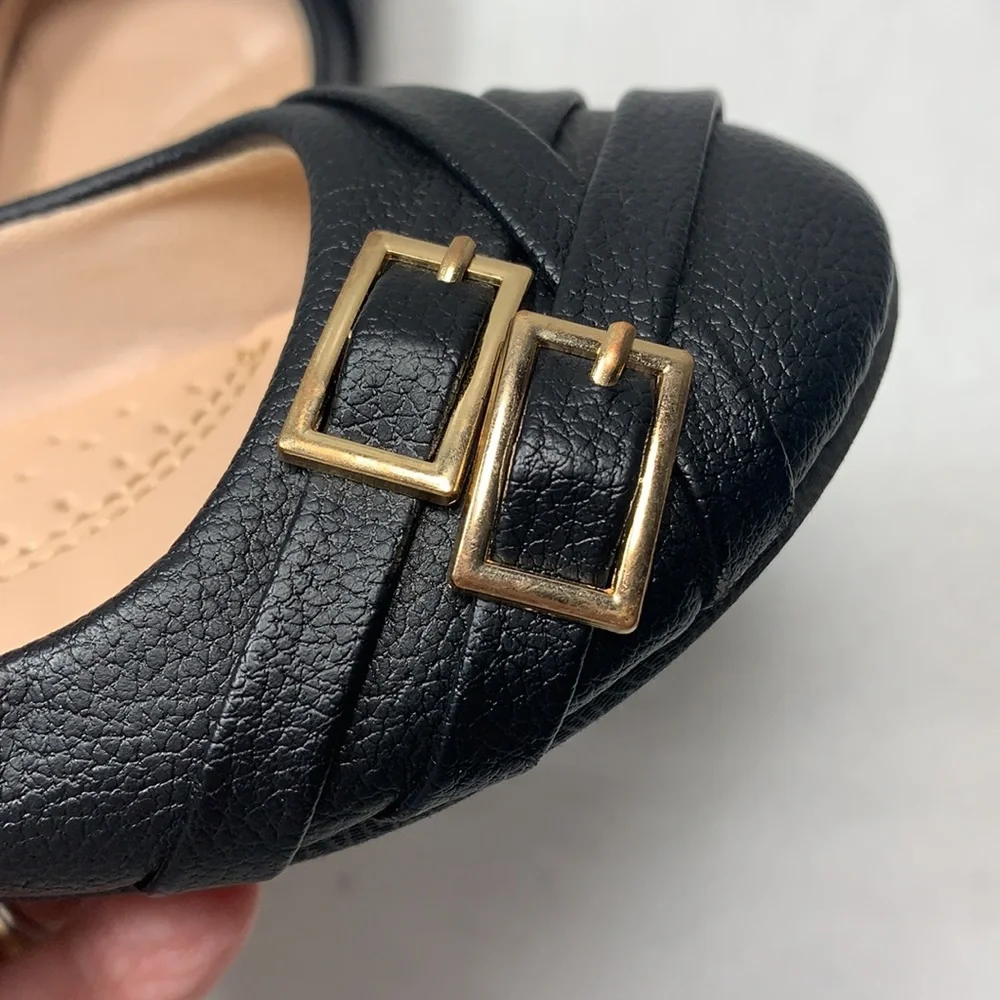 Link Comfort flats with ankle strap - Girl’s 12
